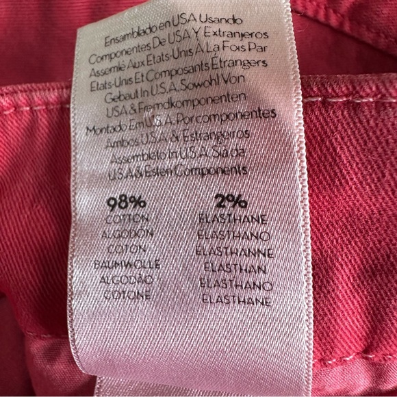 MOTHER Women’s The Tomcat Prep Pants. Wash Poppy. Size 26 - Picture 12 of 13